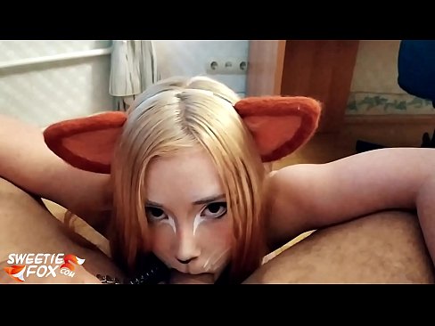 ❤️ Kitsune traga o pau e corre na súa boca ❤️  Sexo en nós ☑